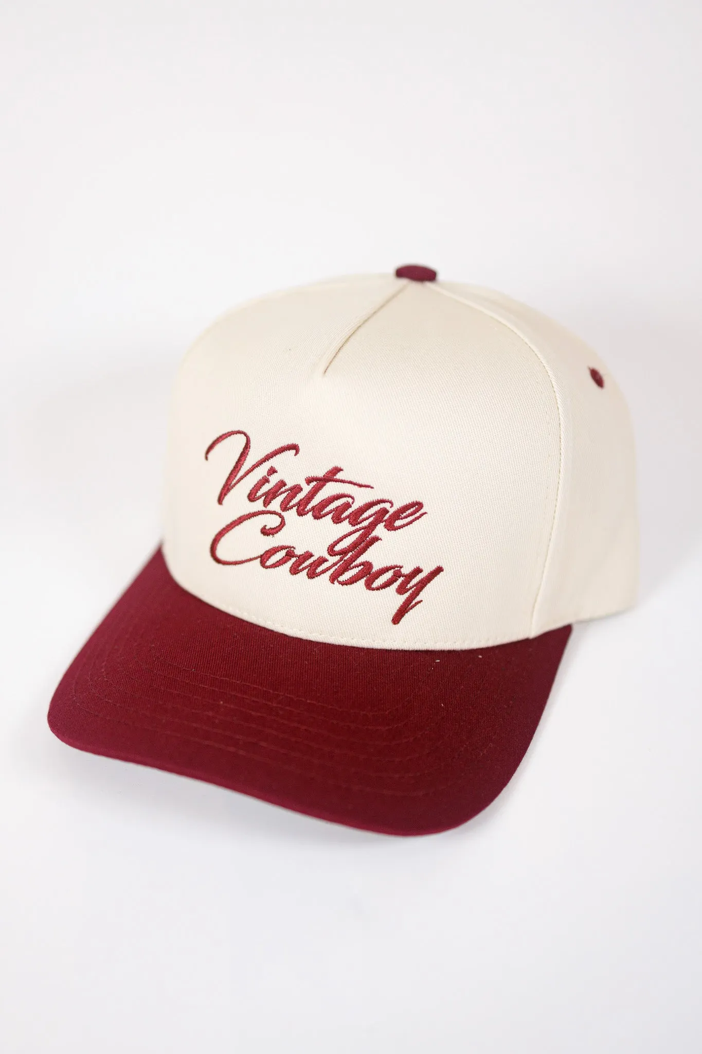 "Vintage Cowboy" Embroidered Hat, VARIOUS