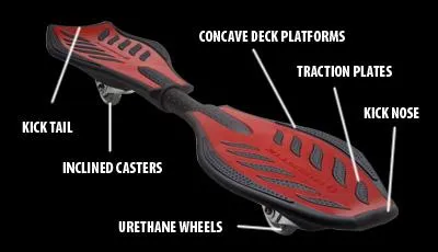 Razor RipStik Caster Board - Red