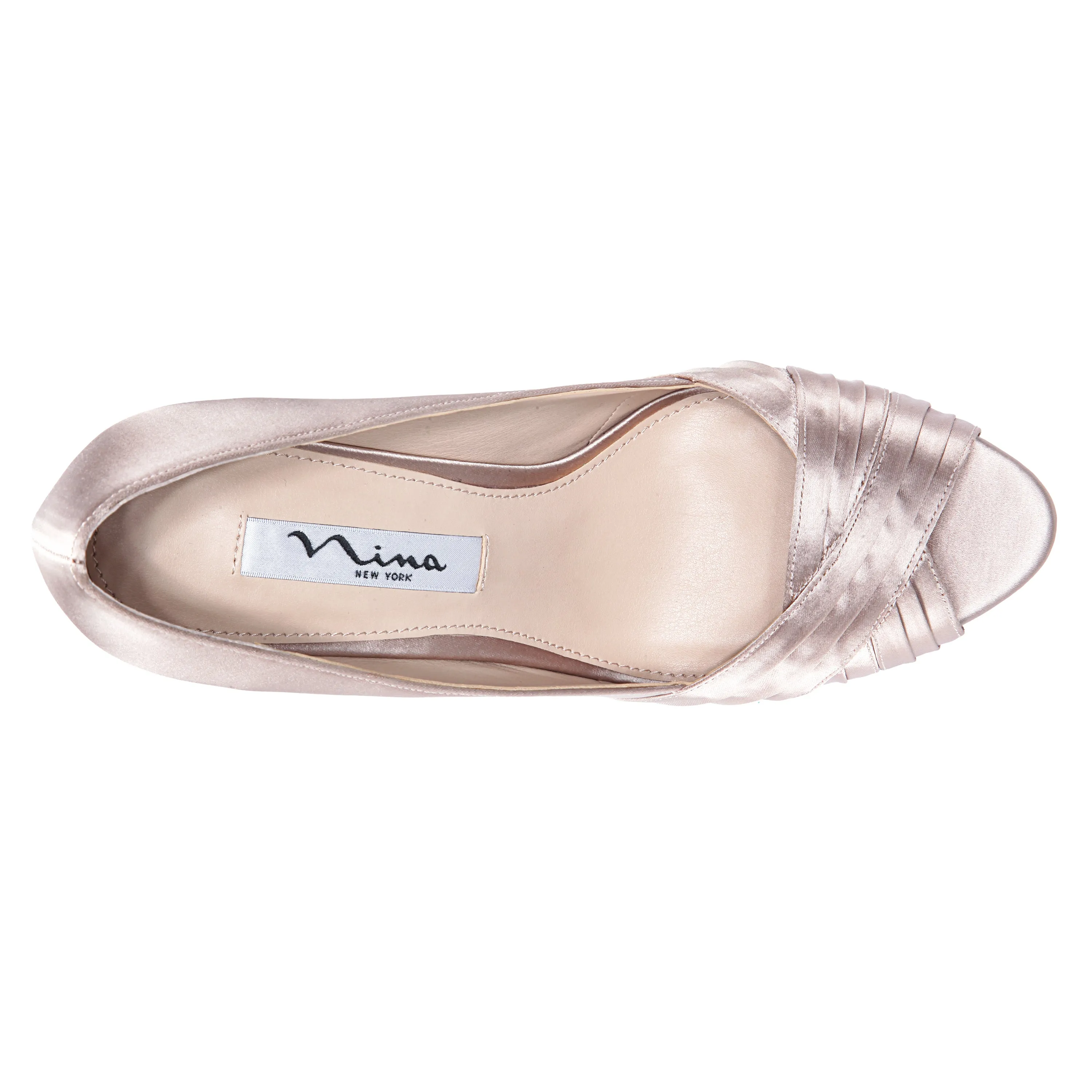RHIYANA-TAUPE SATIN