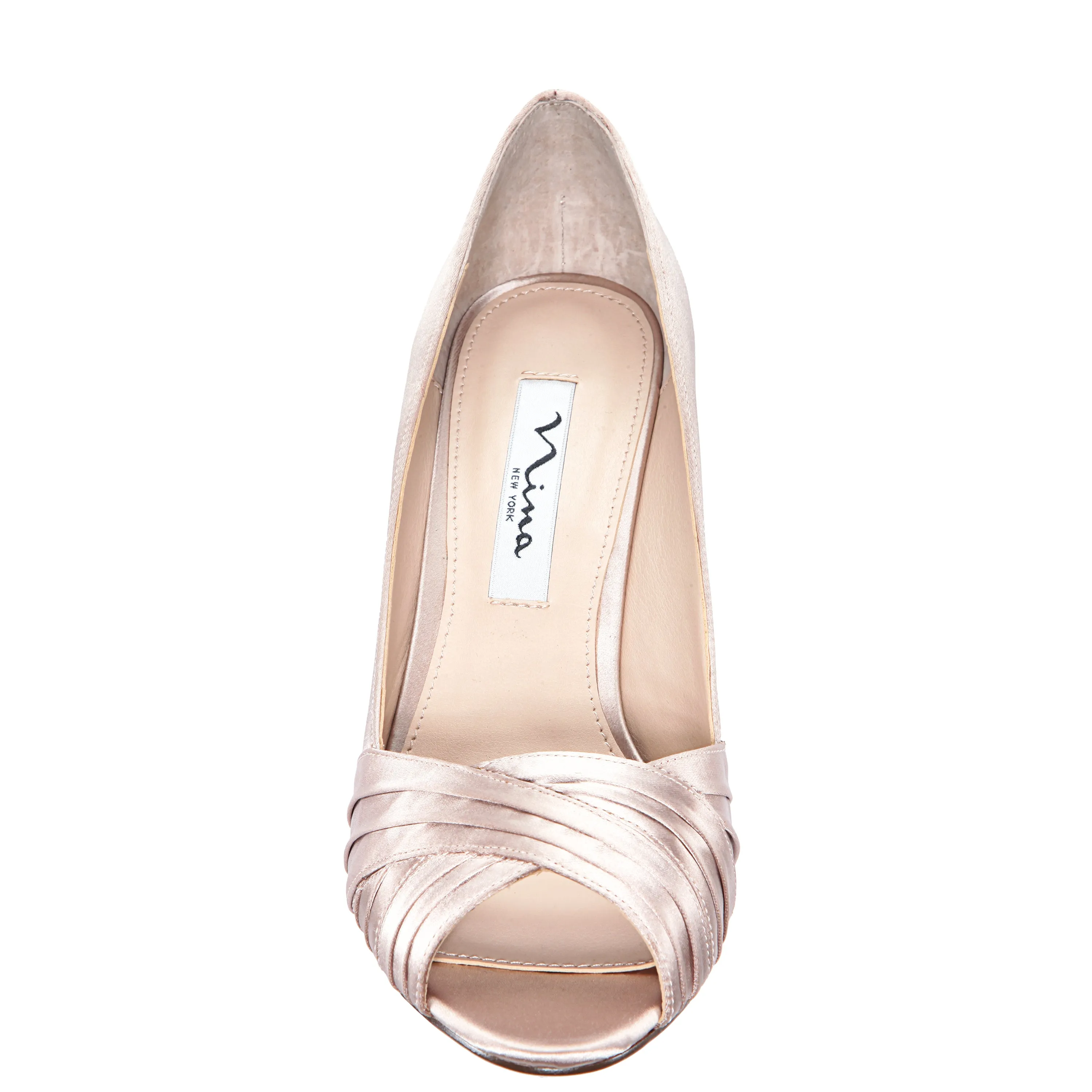 RHIYANA-TAUPE SATIN