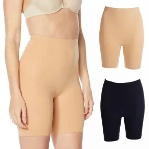 Rhonda Shear Women's 2 Pack Lightweight Longline Shaper Panties