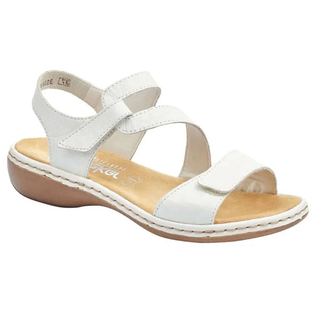 Rieker 659C7-80 (Gabi) Massa White Sandals