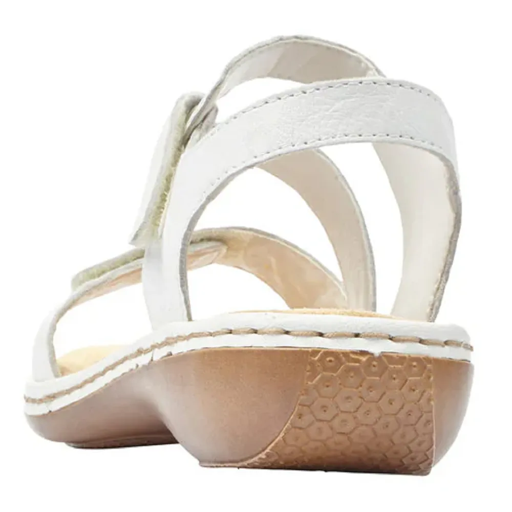 Rieker 659C7-80 (Gabi) Massa White Sandals