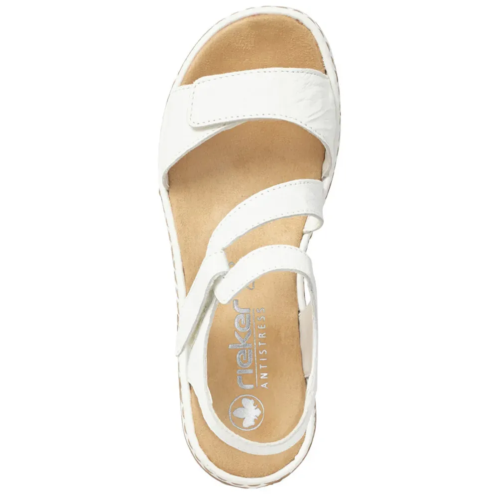 Rieker 659C7-80 (Gabi) Massa White Sandals