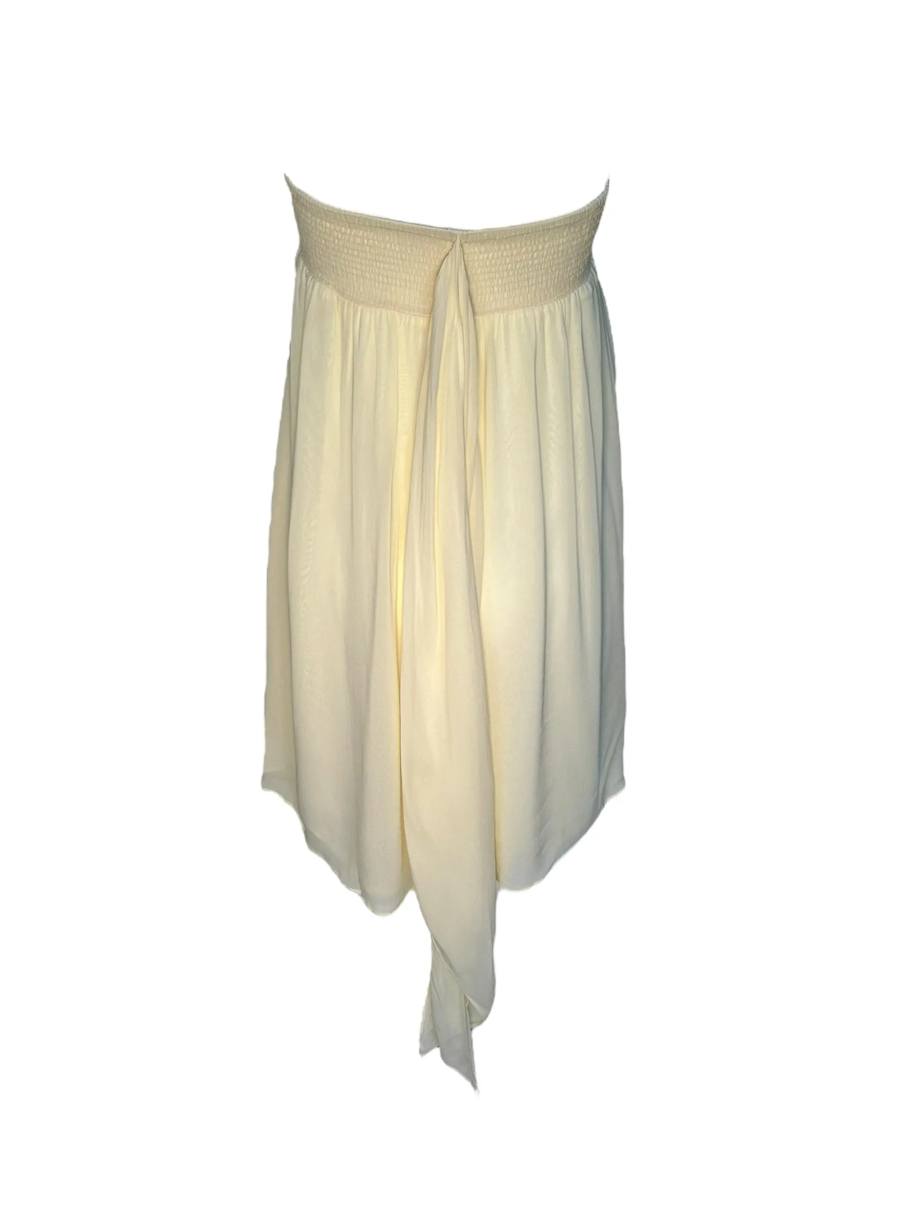 Ritmo di Perla of La Perla Ethereal Patel Yellow Babydoll Chiffon Ensemble