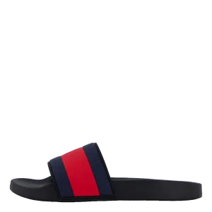 Rubber Th Flag Pool Slide Black