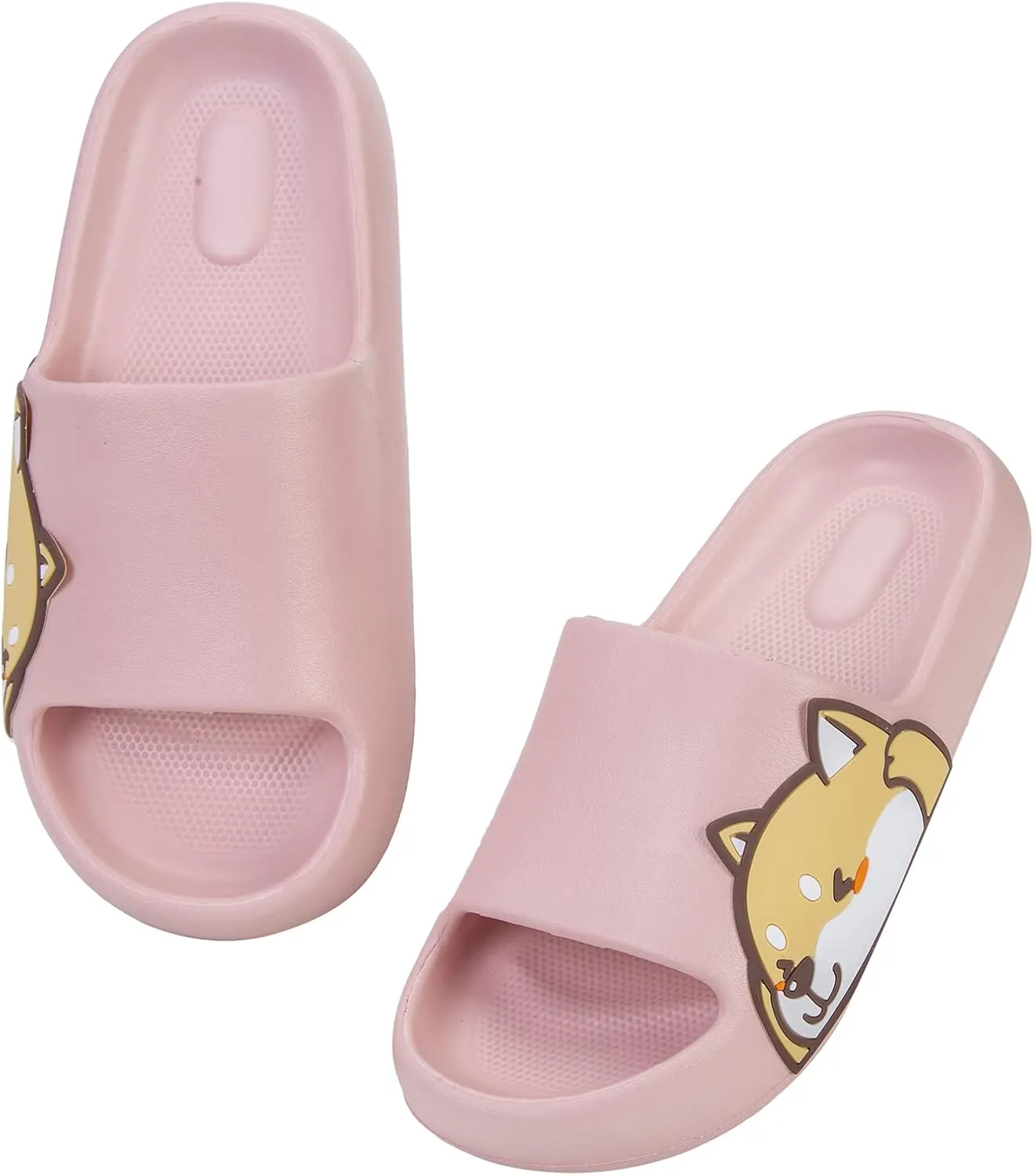 Sandals for Girls and Boys, Mens Slippers Sandals for Women, EVA Anti-Slip Indoor & Outdoor Kids Slippers Smile Face Open Toe Casual Shower Shoes