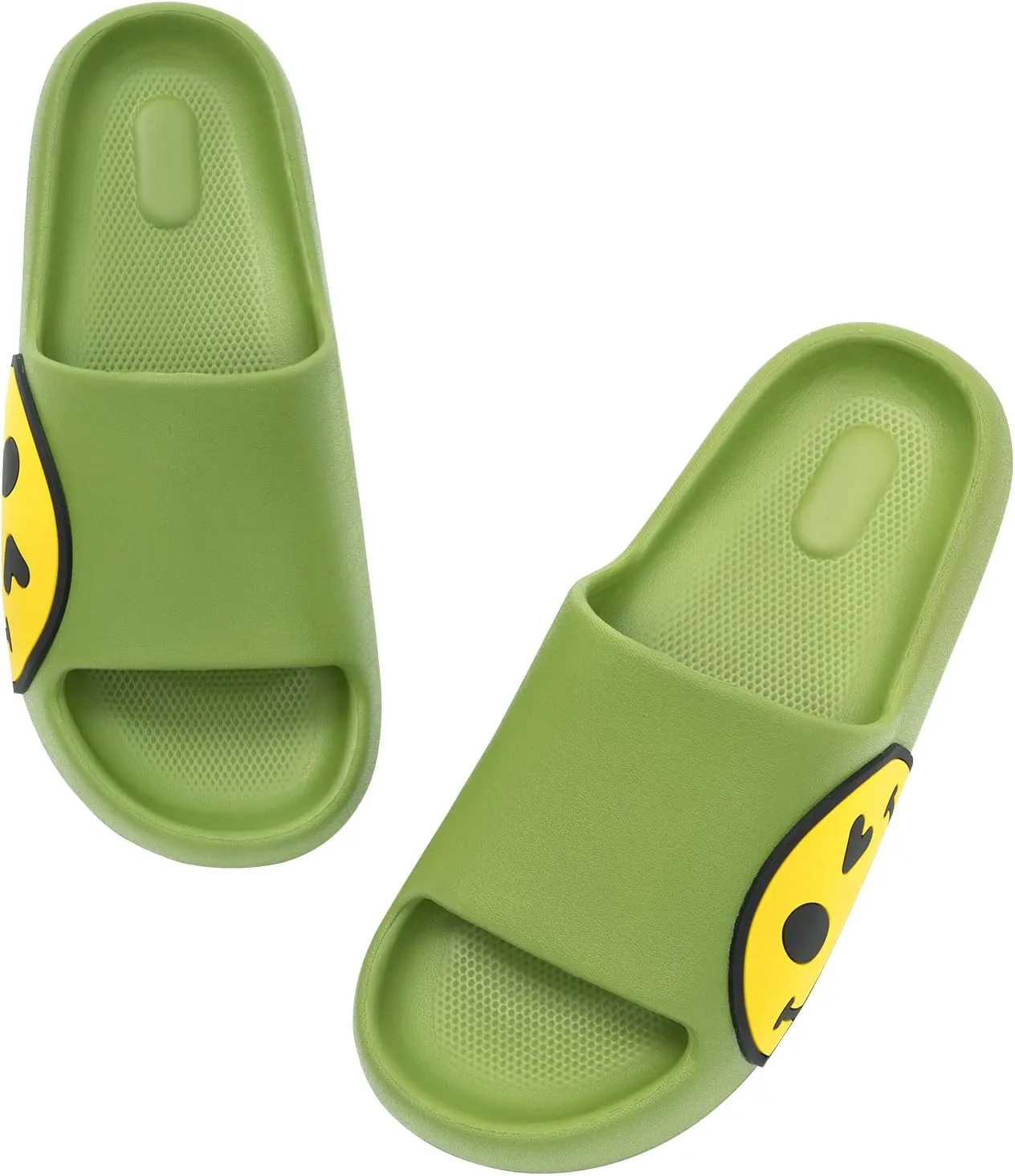 Sandals for Girls and Boys, Mens Slippers Sandals for Women, EVA Anti-Slip Indoor & Outdoor Kids Slippers Smile Face Open Toe Casual Shower Shoes