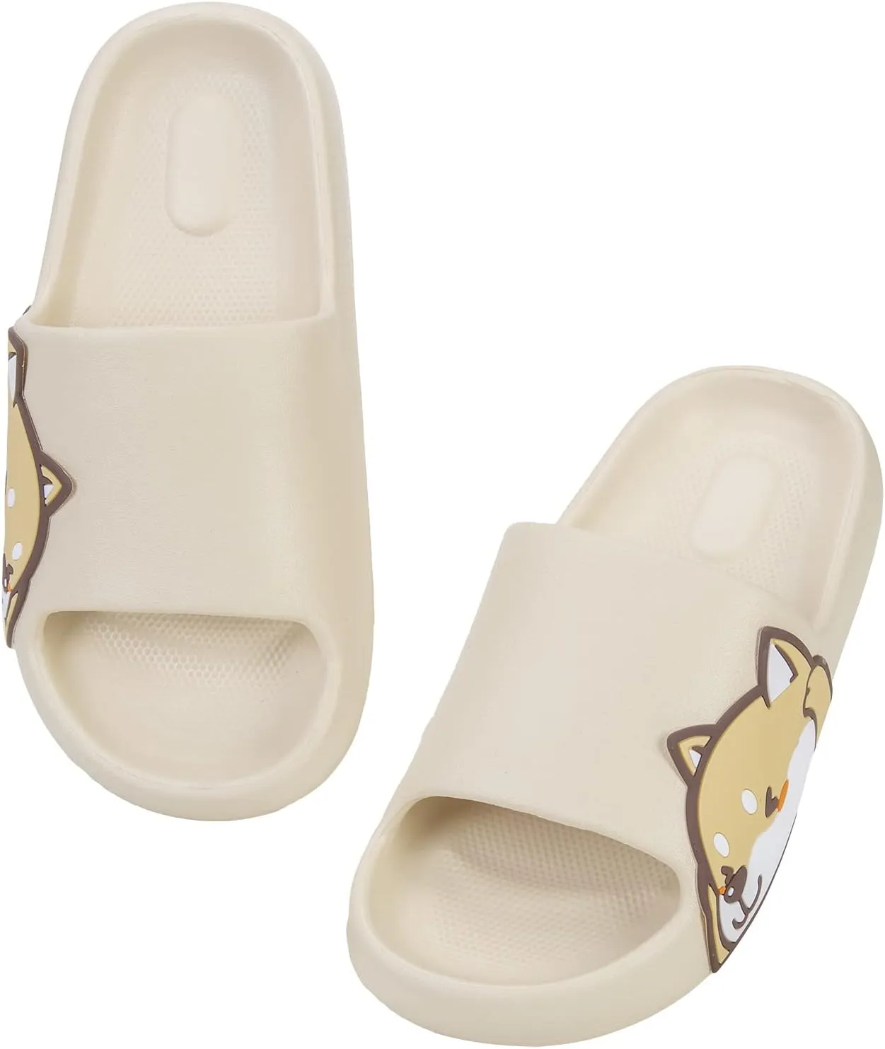 Sandals for Girls and Boys, Mens Slippers Sandals for Women, EVA Anti-Slip Indoor & Outdoor Kids Slippers Smile Face Open Toe Casual Shower Shoes