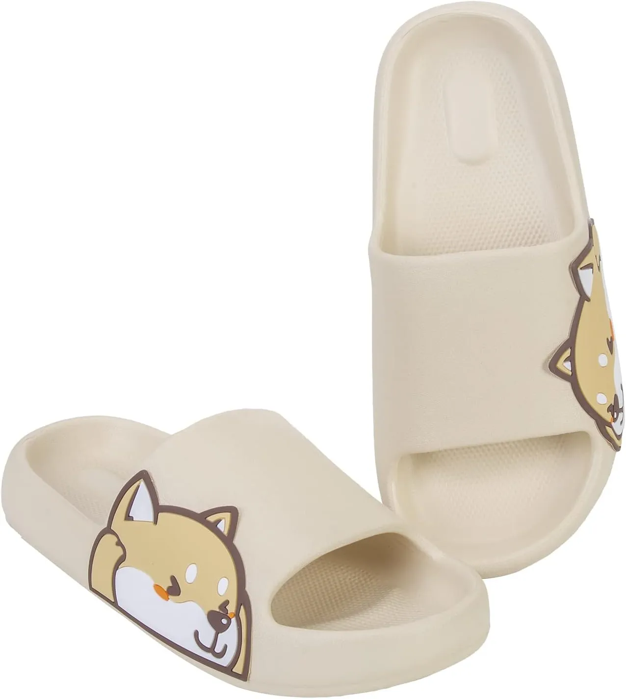 Sandals for Girls and Boys, Mens Slippers Sandals for Women, EVA Anti-Slip Indoor & Outdoor Kids Slippers Smile Face Open Toe Casual Shower Shoes