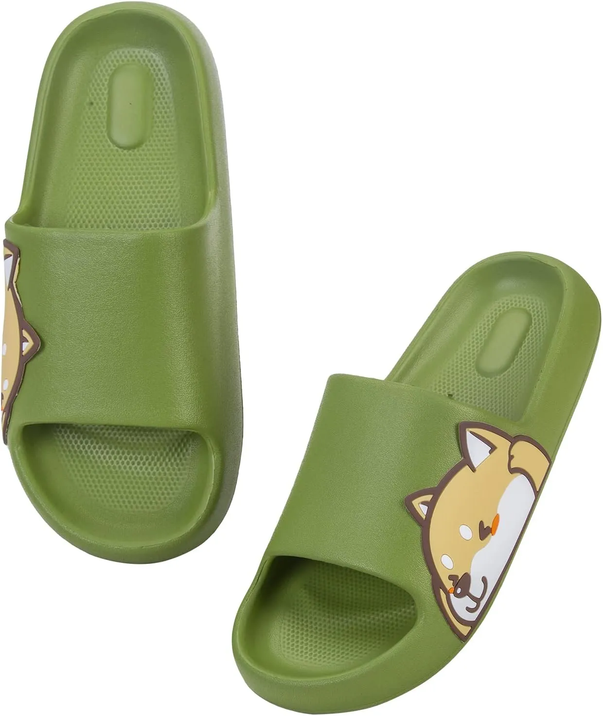 Sandals for Girls and Boys, Mens Slippers Sandals for Women, EVA Anti-Slip Indoor & Outdoor Kids Slippers Smile Face Open Toe Casual Shower Shoes