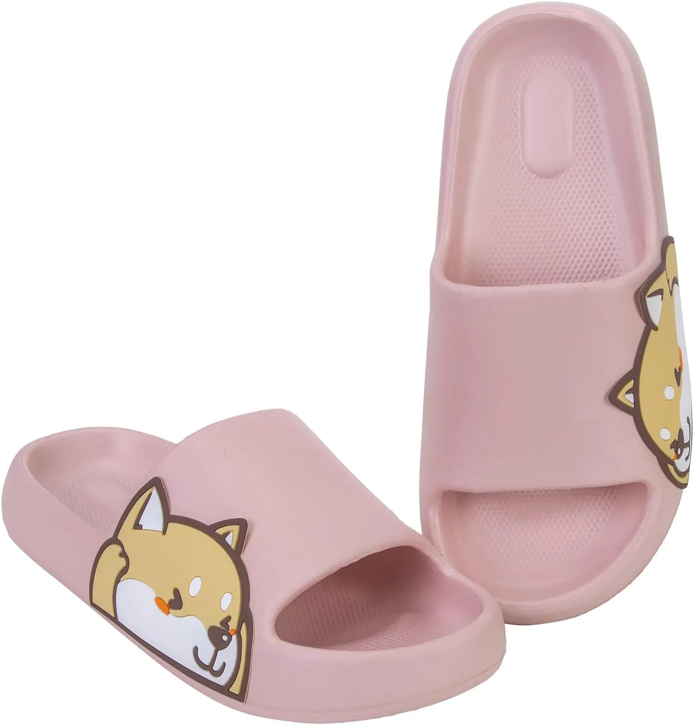 Sandals for Girls and Boys, Mens Slippers Sandals for Women, EVA Anti-Slip Indoor & Outdoor Kids Slippers Smile Face Open Toe Casual Shower Shoes