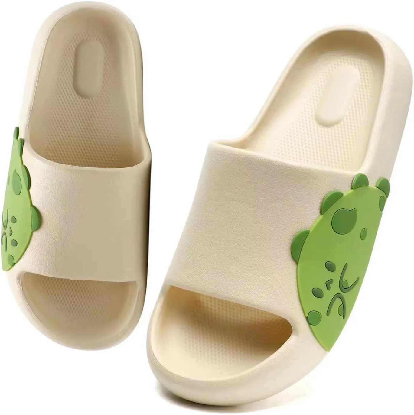 Sandals for Girls and Boys, Mens Slippers Sandals for Women, EVA Anti-Slip Indoor & Outdoor Kids Slippers Smile Face Open Toe Casual Shower Shoes