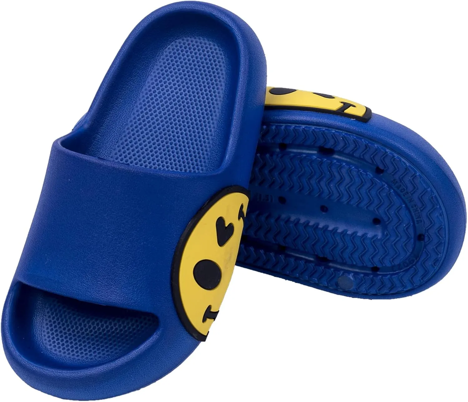 Sandals for Girls and Boys, Mens Slippers Sandals for Women, EVA Anti-Slip Indoor & Outdoor Kids Slippers Smile Face Open Toe Casual Shower Shoes