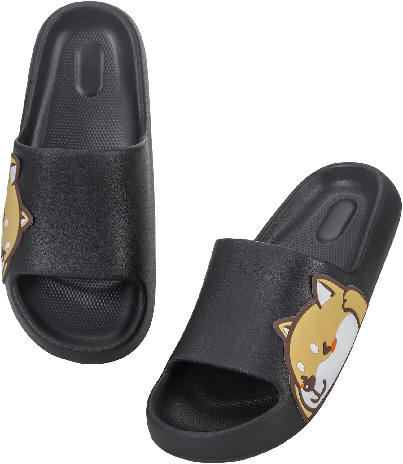 Sandals for Girls and Boys, Mens Slippers Sandals for Women, EVA Anti-Slip Indoor & Outdoor Kids Slippers Smile Face Open Toe Casual Shower Shoes