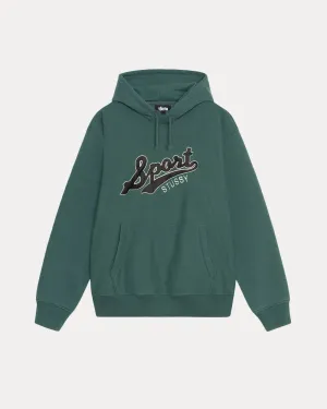 SATIN PATCH HOODIE