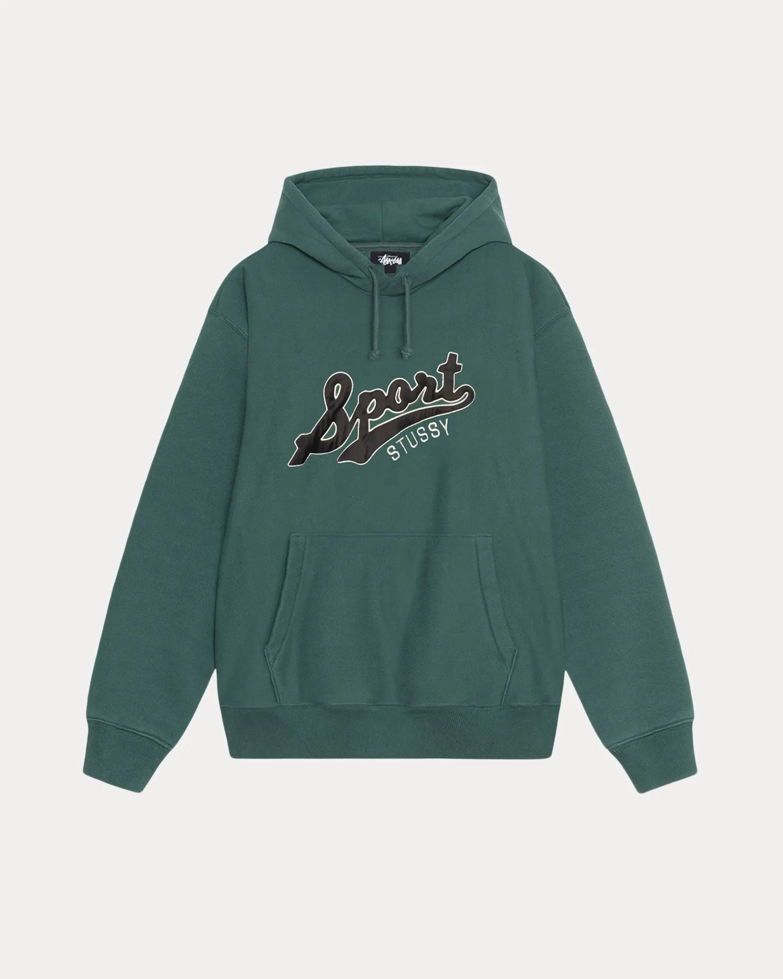 SATIN PATCH HOODIE
