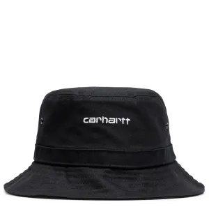 Script Bucket Hat | Black