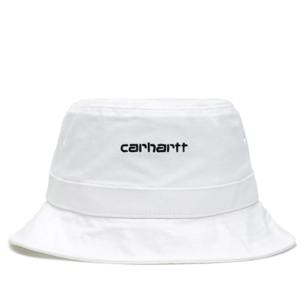 Script Bucket Hat | White