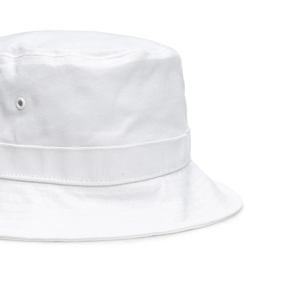 Script Bucket Hat | White