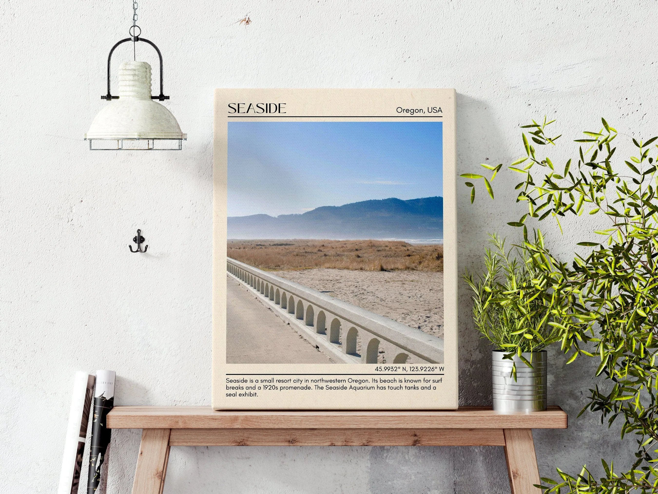 Seaside Wall Canvas, USA