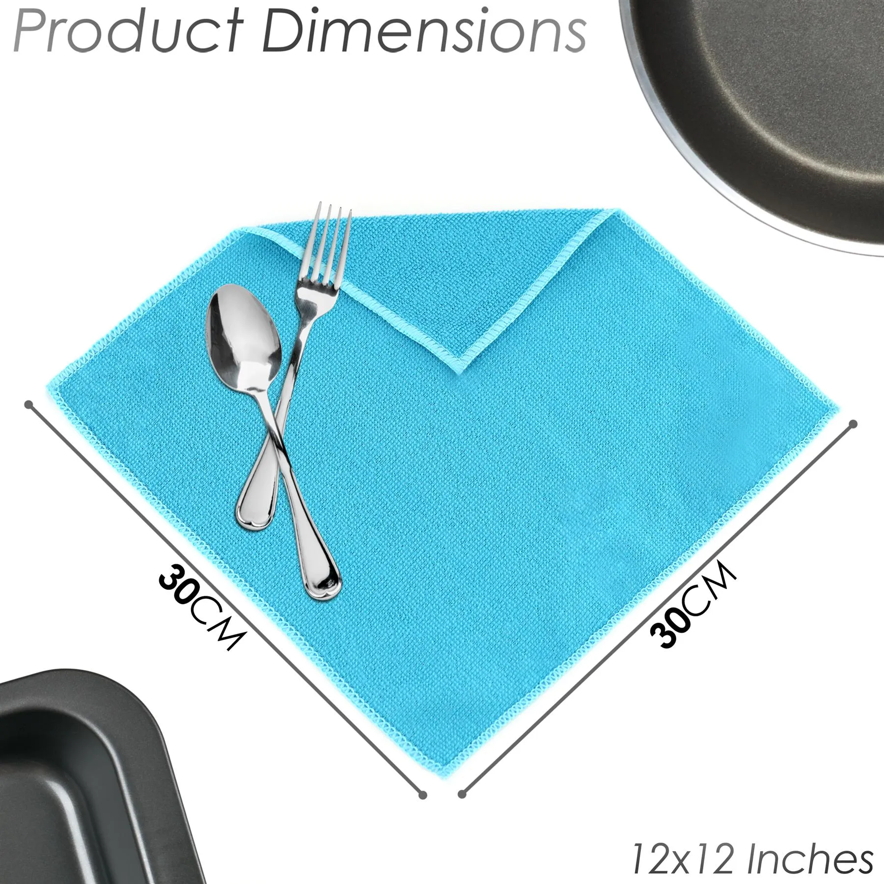 Set Of 10 Microfibre Cleaning Cloths