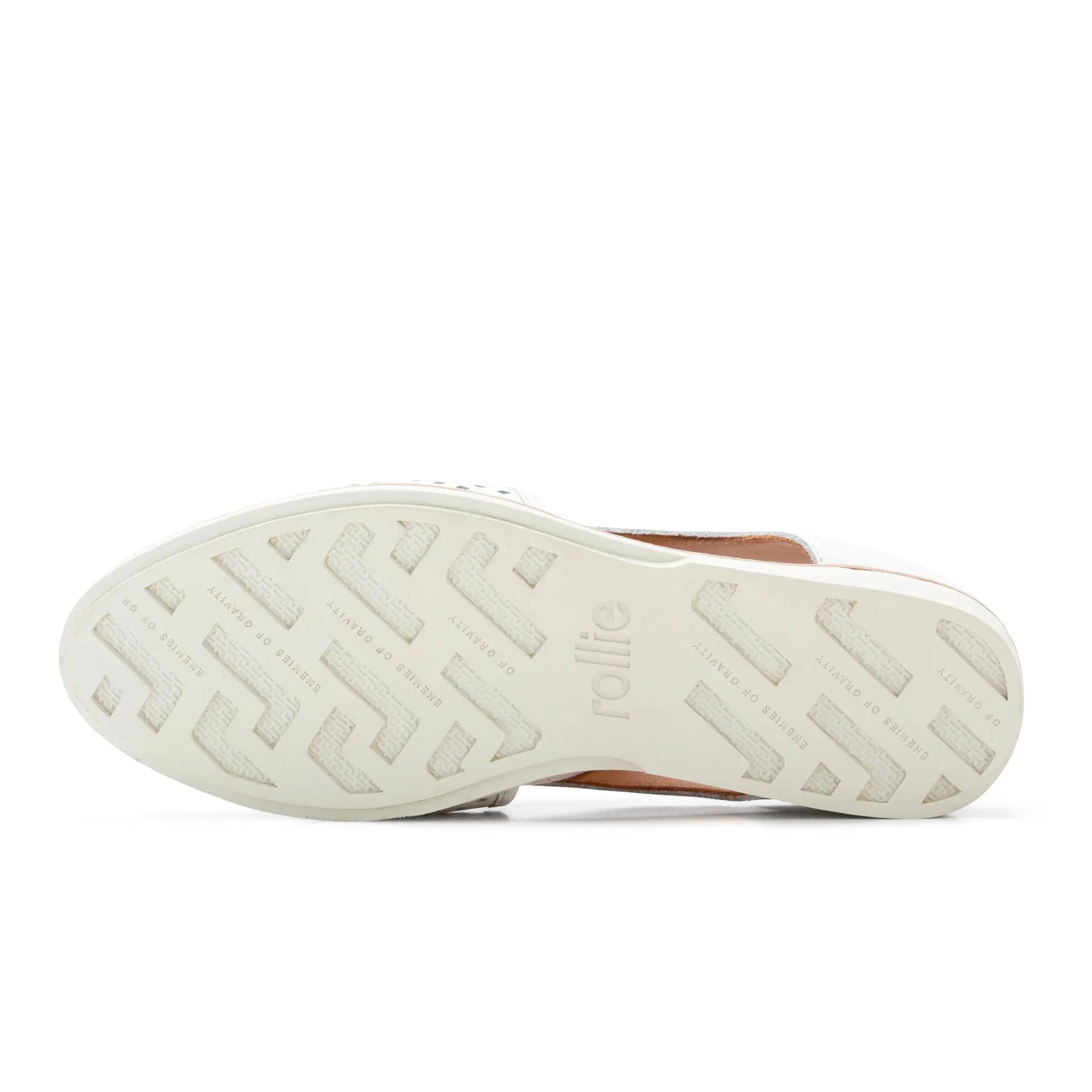 Side Cut Punch Shoe - White