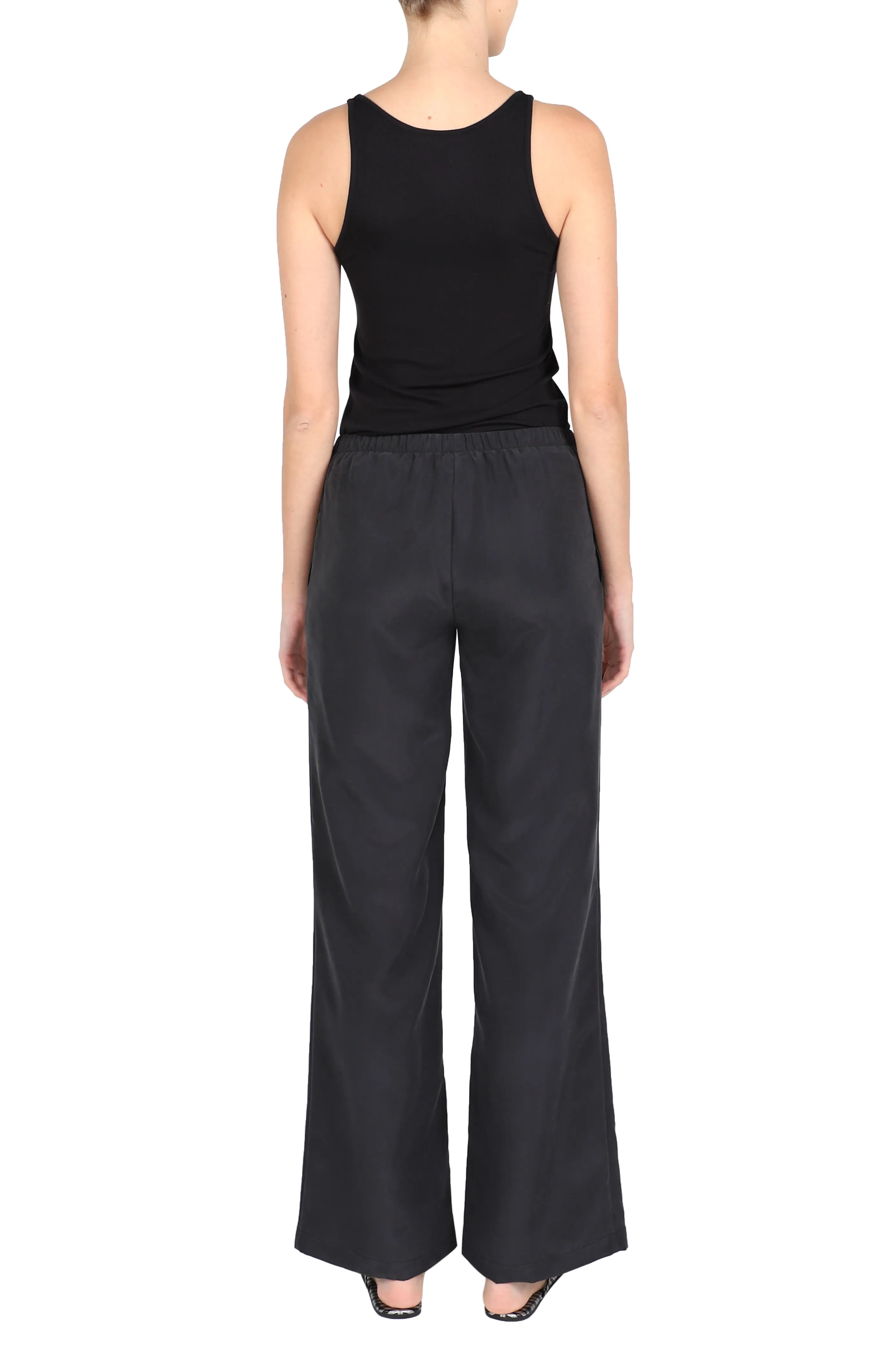 Silk Flare Pants