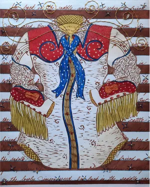 Singing Cowgirl Redux, Original Art