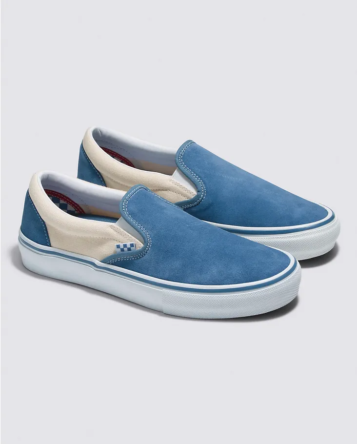 SKATE SLIP-ON CREAM/LIGHT NAVY SALE