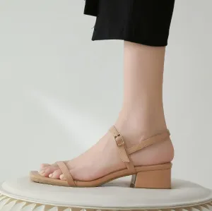 Small Feet Block Heel Strap Sandals GS128