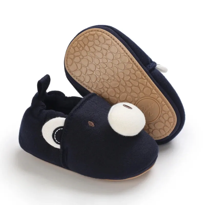 Soft Cotton Anti-Slip Baby Shoes for Prewalkers | Cute Cartoon Design