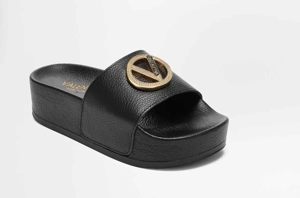 SS22 - Women's Pool Slippers - Circe - Black