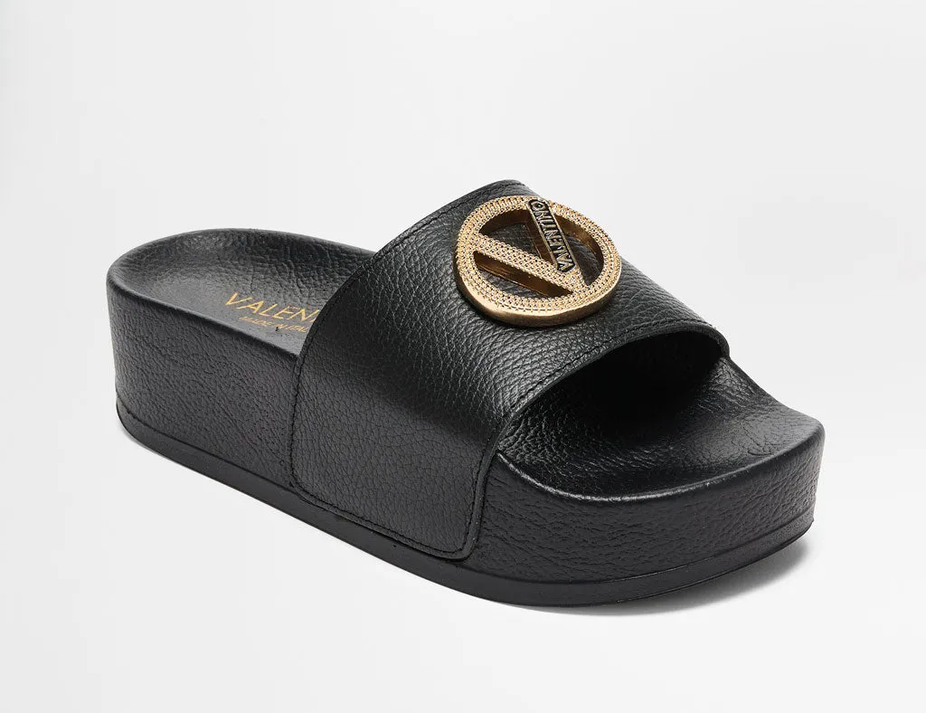 SS22 - Women's Pool Slippers - Circe - Black