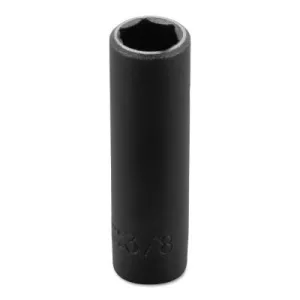 Stanley® Products Torqueplus Deep Impact Sockets 1/4 in, 1/4 in Drive, 3/8 in, 6 Points, 6512H