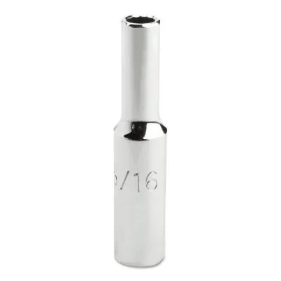 Stanley® Products Torqueplus Deep Sockets 1/4 in, 1/4 in Drive, 3/16 in, 12 Points, 4706LT