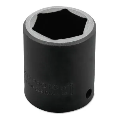 Stanley® Products Torqueplus Impact Sockets, 1/2 in Drive, 1 in Opening, 6 Points, 7432H
