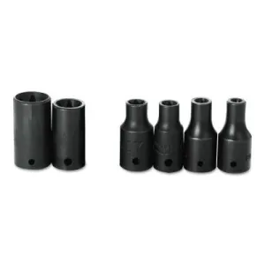 Stanley® Products Torqueplus Impact Sockets 1/4 in, 1/4 in Drive, 7/16 in, 6 Points, 6914H