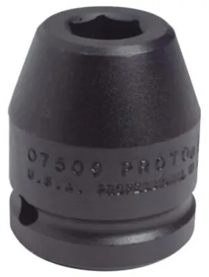 Stanley?? Products Torqueplus Impact Sockets, 3/4 in Drive, 1 3/8 in Opening, 6 Points, 07522