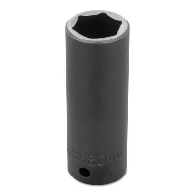 Stanley?? Products Torqueplus Metric Deep Impact Sockets 1/2 in, 1/2 in Drive, 20 mm, 6 Points, 7320M