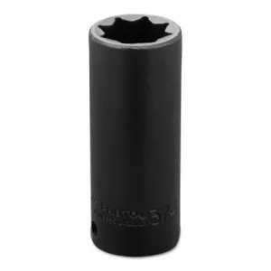 Stanley?? Products Torqueplus Metric Deep Impact Sockets 1/2 in, 1/2 in Drive, 25 mm, 6 Points, 7325M