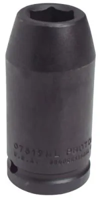Stanley?? Products Torqueplus Metric Deep Impact Sockets 3/4 in, 3/4 in Drive, 21 mm, 6 Points, 07521ML