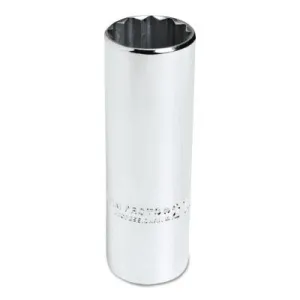 Stanley® Products Torqueplus Metric Deep Sockets 1/2 in, 1/2 in Drive, 24 mm, 12 Points, 5324M