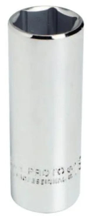 Stanley?? Products Torqueplus Metric Deep Sockets 3/8 in, 3/8 in Drive, 10 mm, 6 Points, 5010MH