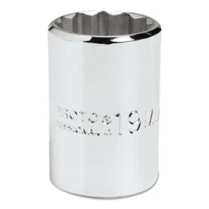 Stanley® Products Torqueplus Metric Sockets 1/2 in, 1/2 in Drive, 28 mm, 6 Points, 5428MH