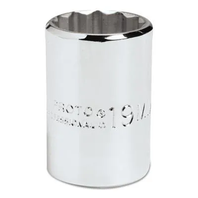 Stanley® Products Torqueplus Metric Sockets 1/2 in, 1/2 in Drive, 30 mm, 12 Points, 5430M