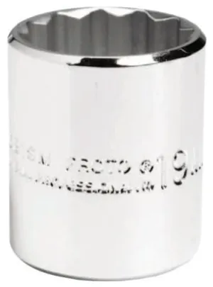 Stanley® Products Torqueplus Metric Sockets 3/8 in, 3/8 in Drive, 8 mm, 12 Points, 5208M