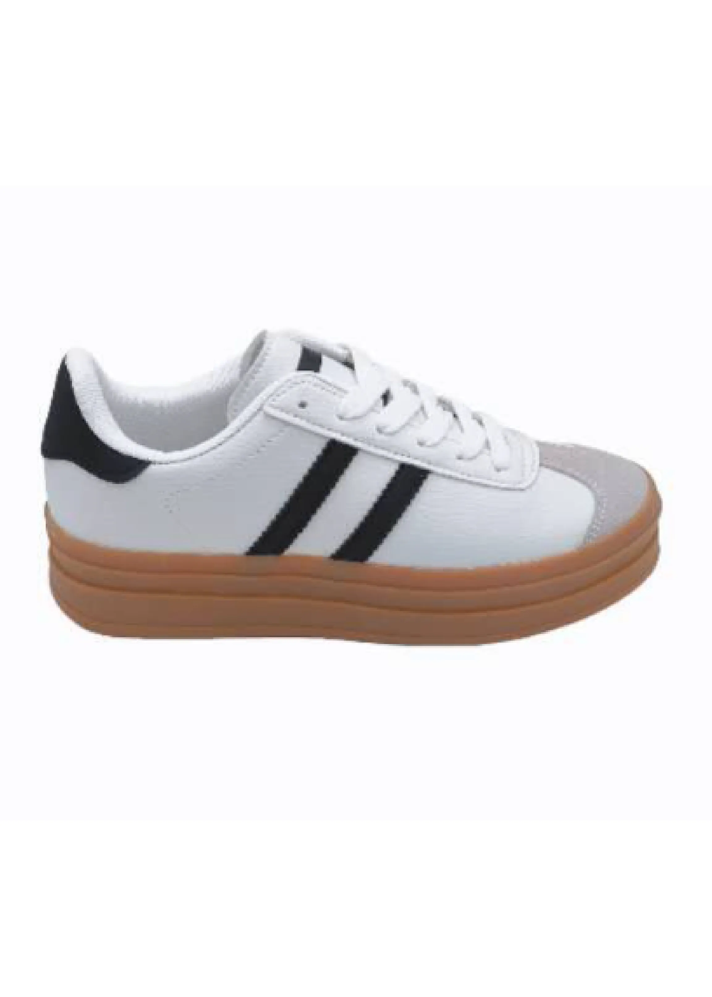 Stefany White Suede Sneakers