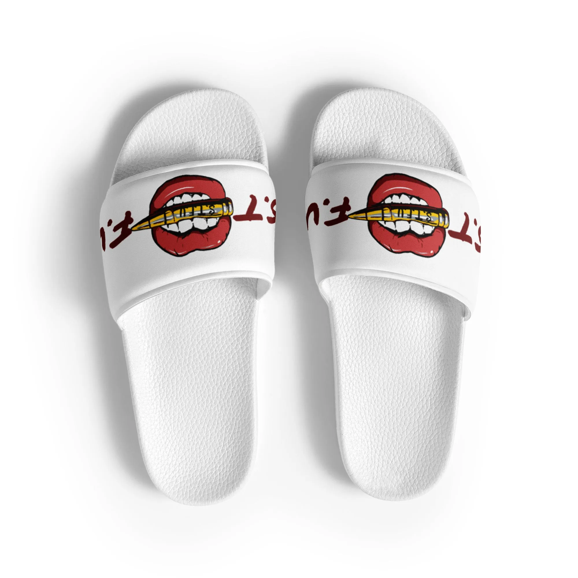 STFU Classic Logo Women's slides - White