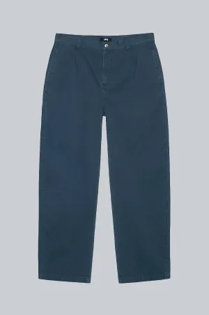 STUSSY WORKGEAR TWILL TROUSER NAVY